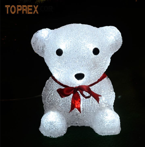 ของตกแต่ง Toprex 2025ไฟ LED ปีใหม่, ตุ๊กตาหมีตุ๊กตาในหมู่บ้านสำหรับตกแต่งกลางแจ้ง CE ROHS - Product Image 6