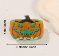 Halloween Neujahr Ostern Leuchtende Plastik-Geister-Kürbis-Haarklammer Niedliche Lustige Hai-Haarspange Weibliche Haaraccessoires