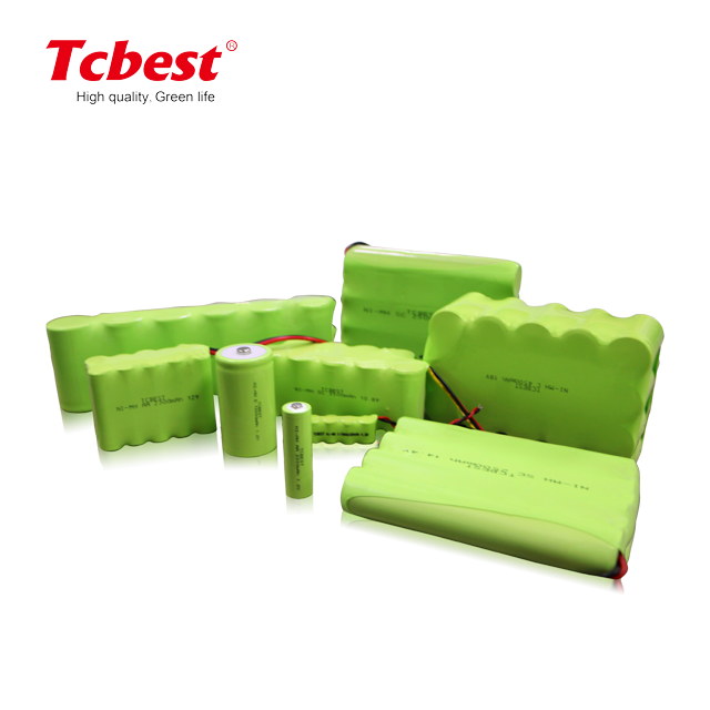 Custom Ni-MH Ni-CD Size AA AAA  2.4V 3.6V 4.8V 6V  12V 14.4V 16.8V 24V  Rechargeable Battery Pack