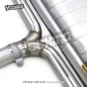 Silencieux d'échappement Catback Valvetronic pour VW <span class=keywords><strong>Golf</strong></span> <span class=keywords><strong>7</strong></span>/MK7 <span class=keywords><strong>GTI</strong></span> 2.0T 2012-2019 Tuyau d'échappement en acier inoxydable - Product Image 4