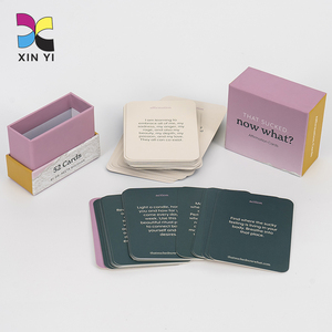 Jeu de cartes d'affirmation positive pour la <span class=keywords><strong>santé</strong></span> mentale quotidienne avec impression personnalisée et support en bois - Product Image 3