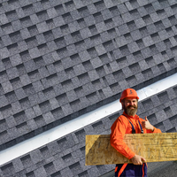 Karibische Küstenhaus-Dachbedeckung: Asphaltschindeln mit feuchtigkeitsbeständigen Granulaten, Hitzebeständigkeit und einfacher Installation