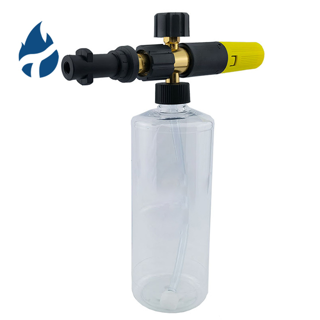 NBT Car Pressure Washer Karcher K2 K3 K4 K5 K6 K7 Adapter 1L Foam Lance Bottle Transparent Foam Cannon
