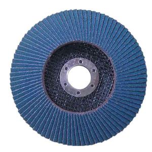 <span class=keywords><strong>Disque</strong></span> <span class=keywords><strong>à</strong></span> lamelles abrasif en céramique personnalisable de 4 pouces, grain 60, pour le meulage et le polissage de l'acier inoxydable, moyen - Product Image 4