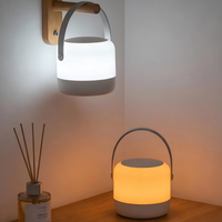 Lampe de chevet LED portable rechargeable moderne avec interrupteur ABS pour bébé, idéale pour l'allaitement et l'aide au sommeil en crèche
