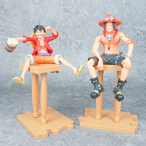 Figuras de Acción de PVC de Anime Japonés One Piece, Luffy, Nami, Boa Hancock, <span class=keywords><strong>Ace</strong></span> Sentado en un Mostrador de Bar, GK, para Niños, Regalo, Decoración - Product Image 3
