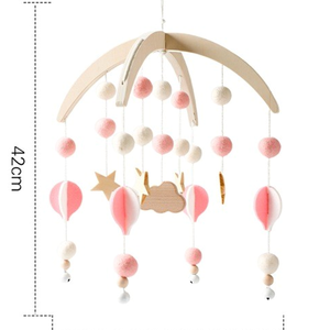 Mobile musical en bois pour bébé de 0 à 12 mois, jouet suspendu pour lit, décoration de chambre, idéal pour le dropshipping Shopify - Product Image 4