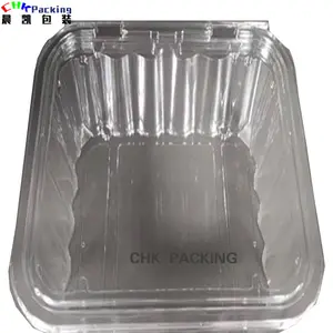 CHK embalaje plástico claro dragón fruta contenedor clamshell con la pegatina