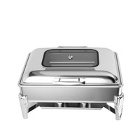 Bac chauffe-plats en acier inoxydable pour buffet, bac isotherme commercial pour la restauration, les hôtels, personnalisable