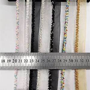 تصميم فستان دانتيل بحياكة ناعمة ذاتية الصنع ، وتقليم حبة الزفاف - Product Image 2