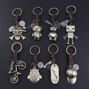 Llavero Retro de Robot Personalizado al por Mayor de Fábrica, Colgante de Metal 3D de Aleación de Zinc con Sombrero de Robot, Pequeño Regalo Creativo - Product Image 3