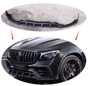 Lèvre avant en Fiber de carbone pour <span class=keywords><strong>Mercedes</strong></span> <span class=keywords><strong>Benz</strong></span> <span class=keywords><strong>GLC</strong></span> 43 63 2017-2019 Lèvre avant de bonne qualité pour pièce automobile classique - Product Image 1