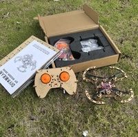 Kit d'avion à quatre rotors en bois spécial à assembler soi-même pour l'enseignement et la formation, adapté aux enfants de 5 à 7 ans, unisexe