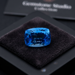 High Quality 5X7mm Cushion Cut Natural for Swiss Blue Topaz Faceted Loose Gemstone Wholesale Factory Price Per Carat Certified - Product Image 3