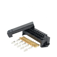 Boîtier de fusibles universel 10 circuits, bloc de relais et de fusibles automobile, boîtier de fusibles en plastique durable pour système électrique de véhicule