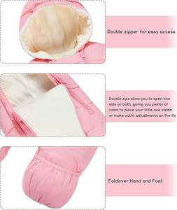 Traje de nieve impermeable para niños de protección térmica Mono de una pieza con capucha a prueba de viento para niños para deportes de invierno - Product Image 4