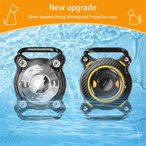 Para AirTag Holder para <span class=keywords><strong>Dog</strong></span> Cat <span class=keywords><strong>Collar</strong></span> con hebilla de metal Armor impermeable Funda protectora para Apple Airtags <span class=keywords><strong>Collar</strong></span> Holder - Product Image 4