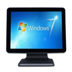 베스트 셀러 15 인치 LCD TFT 시스템 올인원 터미널 Windows 소매 용량 성 블랙 I3 Pos 기계 터치 스크린 모니터
