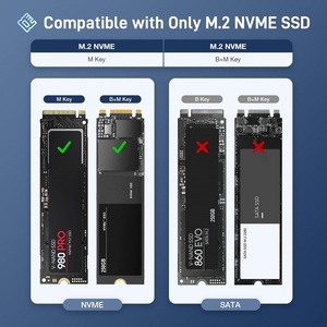 适用于笔记本电脑Usb 3.2 M.2 Nvme Pcie固态硬盘机箱适配器Nvme机箱的FIDECO M2 Nvme固态硬盘机箱 - Product Image 3