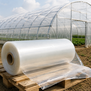 Large <b>Plastic</b> Shed <b>Greenhouse</b> Film 150/200 Micron UV Treated Anti-Drip PE <b>Plastic</b> <b>Sheeting</b> - Product Image 5