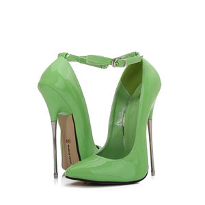 Escarpins à talons de <span class=keywords><strong>16</strong></span> <span class=keywords><strong>CM</strong></span> pour femmes, escarpins en cuir verni de grande taille, chaussures de soirée de luxe pour femmes - Product Image 6