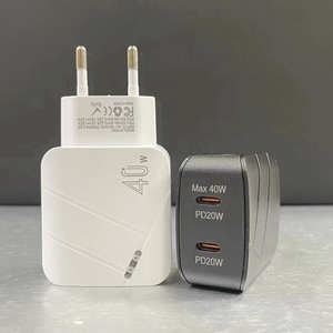 40W PD Dual-Port tường sạc, sạc nhanh, bộ chuyển đổi điện thoại, thích hợp cho sạc nhiều mô hình của điện thoại di động - Product Image 2