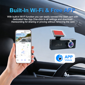 กล้องบันทึกวิดีโอติดรถยนต์ WiFi ความละเอียด 1080P บันทึกแบบวนซ้ำ โหมดจอดรถ 24 ชม. มุมมอง 120 องศา เครื่องบันทึกภาพติดรถยนต์มุมกว้าง รองรับ G-Sensor - Product Image 4
