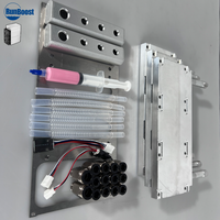 Kit de refroidissement de processeur en aluminium refroidi par eau ANTZ15 420K compatible, de haute qualité, avec système air-eau