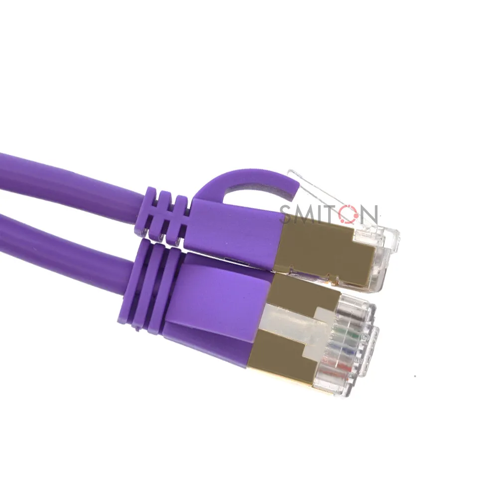 Ultra Slim CAT7 32AWG Copper stp Network High Speed CAT7 Ethernet Patch Cable