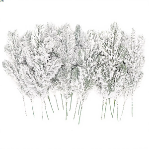 Décoration <span class=keywords><strong>de</strong></span> <span class=keywords><strong>Noël</strong></span> DIY : Guirlande <span class=keywords><strong>de</strong></span> sapin faite main avec flocons <span class=keywords><strong>de</strong></span> neige simulés, pendentif en rotin <span class=keywords><strong>fait</strong></span> <span class=keywords><strong>maison</strong></span> pour <span class=keywords><strong>porte</strong></span> ou salon - Product Image 2