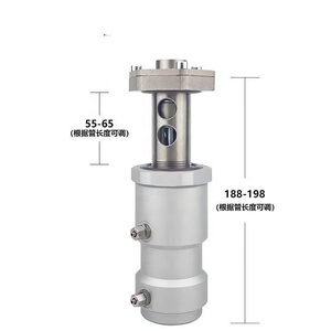 Cylindre d'épandeur d'asphalte Tianyue, alésage 50 mm, course 100 mm, en acier allié haute résistance, actionneur pneumatique, zéro fuite, CE ISO - Product Image 6