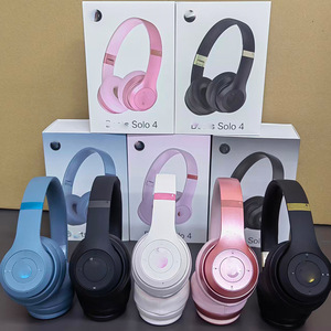 <span class=keywords><strong>Casque</strong></span> <span class=keywords><strong>sans</strong></span> <span class=keywords><strong>fil</strong></span> Studio Pro Solo 4 de haute qualité avec suppression du bruit BT, pliable et doté d'un fenêtre pop-up - Product Image 1