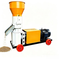 Machine à granulés d'herbe pour volailles et animaux, électrique et diesel, haute productivité 300 kg/h, pour l'alimentation du bétail et des animaux