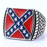 Wasserdichter Edelstahl <span class=keywords><strong>Vintage</strong></span> Gothic-Stil Ring Naturstein-Material Rostfrei Modeschmuck auf Lager für Großhandel - Product Image 5