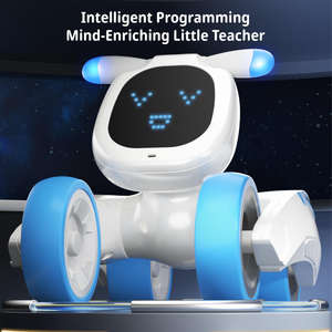 Nouveauté : Jouet robot chien intelligent télécommandé par voix, IA, pour enfants, avec programmation et danse, pour l'éducation des enfants - Product Image 4