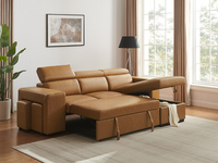 Ensemble de canapés sectionnels modernes en cuir, minimalisme, compression sous vide, salon, villa, vente en gros, premium, complet