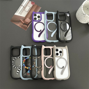 เคสแม่เหล็กหูแมว3D ใหม่ล่าสุดสำหรับ iPhone 16 15 14 13 12 PRO MAX 16 PLUS 13 <span class=keywords><strong>Mini</strong></span> 12 <span class=keywords><strong>MINI</strong></span> สำหรับ Samsung <span class=keywords><strong>S23</strong></span> S24 S25 Plus - Product Image 6
