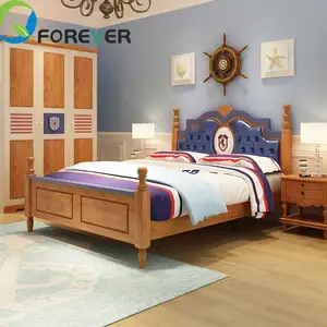 YQ JENMW Cama de estilo Oriente Medio de pino de madera para adultos 90cm 120cm de ancho Muebles para el hogar Cama