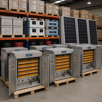 Incubateur d'œufs automatique à prix avantageux, 880 œufs, alimenté à l'énergie solaire, couveuse à batterie