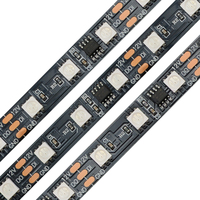 Bande led flexible pour éclairage paysager intérieur extérieur 12v 24v IP20 ip65 IP67 ip68 RGB bande led activée par le son