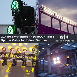 1-إلى-3 أنثى كابل تقسيم PowerCON 16AWG للخدمة الشاقة نيما تصنيف SJTW سلك نوع IEC لإضاءة المسرح/أنظمة PA/صوت Pro - Product Image 6