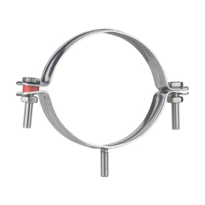 Collier de serrage en <span class=keywords><strong>acier</strong></span> inoxydable 304 avec support de tige filetée Support de montage de support de tuyau pour la fixation de tubes d'eau Double colliers de serrage - Product Image 4