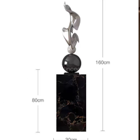 Vincentaa Personnalisé Haute Qualité Art Moderne Sculpture En Fibre De Verre En Gros Hôtel Décoration Sculpture