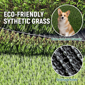 Césped Artificial de Alta Densidad en Rollo, Césped Sintético para Patio Trasero, Jardín, Decoración de Exteriores - Product Image 5