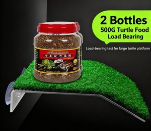 Плавающая платформа премиум-класса для черепах с пандусом и травой для аквариума/террариума - Product Image 4