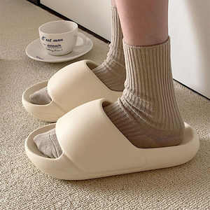 XIXITIAO Chaussons en plastique chinois Guangdong blancs tendance nouveau design Eva pour salle de bain souples et ouverts pour hommes et femmes pour la maison été - Product Image 3