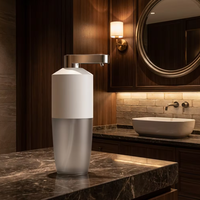 Distributeur de bain de bouche automatique sans contact à capteur, alimenté par piles/USB, écologique, multifonction, 280 ml, en ABS+PC, de luxe et moderne