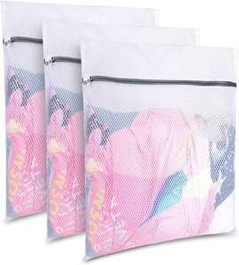 Machine Washable Polyester Zipper Mesh Laundry Bags for <b>Clothes</b> Lingerie Socks Underwear - Product Image 1