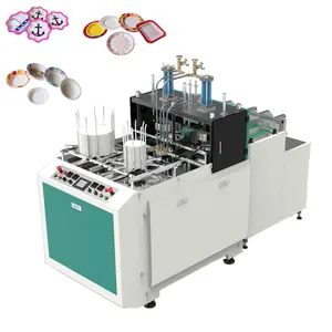 Factory Direct Sales High Speed Automatic Disposable Paper Plates Making Machine With Low Cost