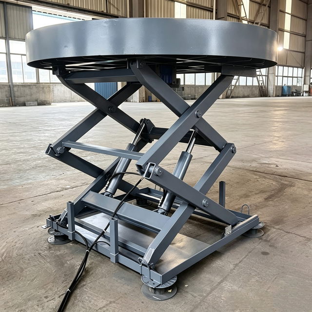 Customized Electric Hydraulic Revolving Lifting Stage Rotary Turntable Platform for Auto Display Wedding Event Stage